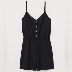H&M Black Romper NWT